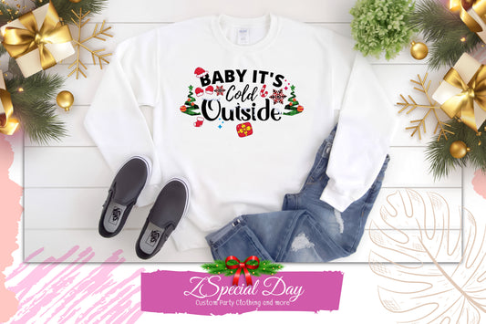 Baby It's Cold Outside Christmas Sweater