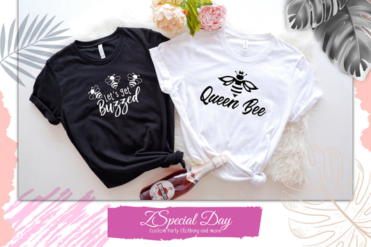 Queen Bee Shirt, Bee Hive Shirt, Bridesmaid Shirts