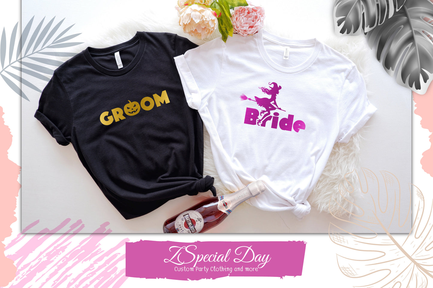 Couples Shirts Groom and Bride Honeymoon Shirts