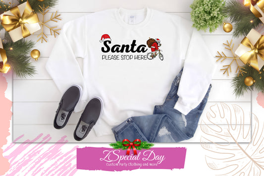 Funny Santa t shirt Christmas Sweater, jolly santa