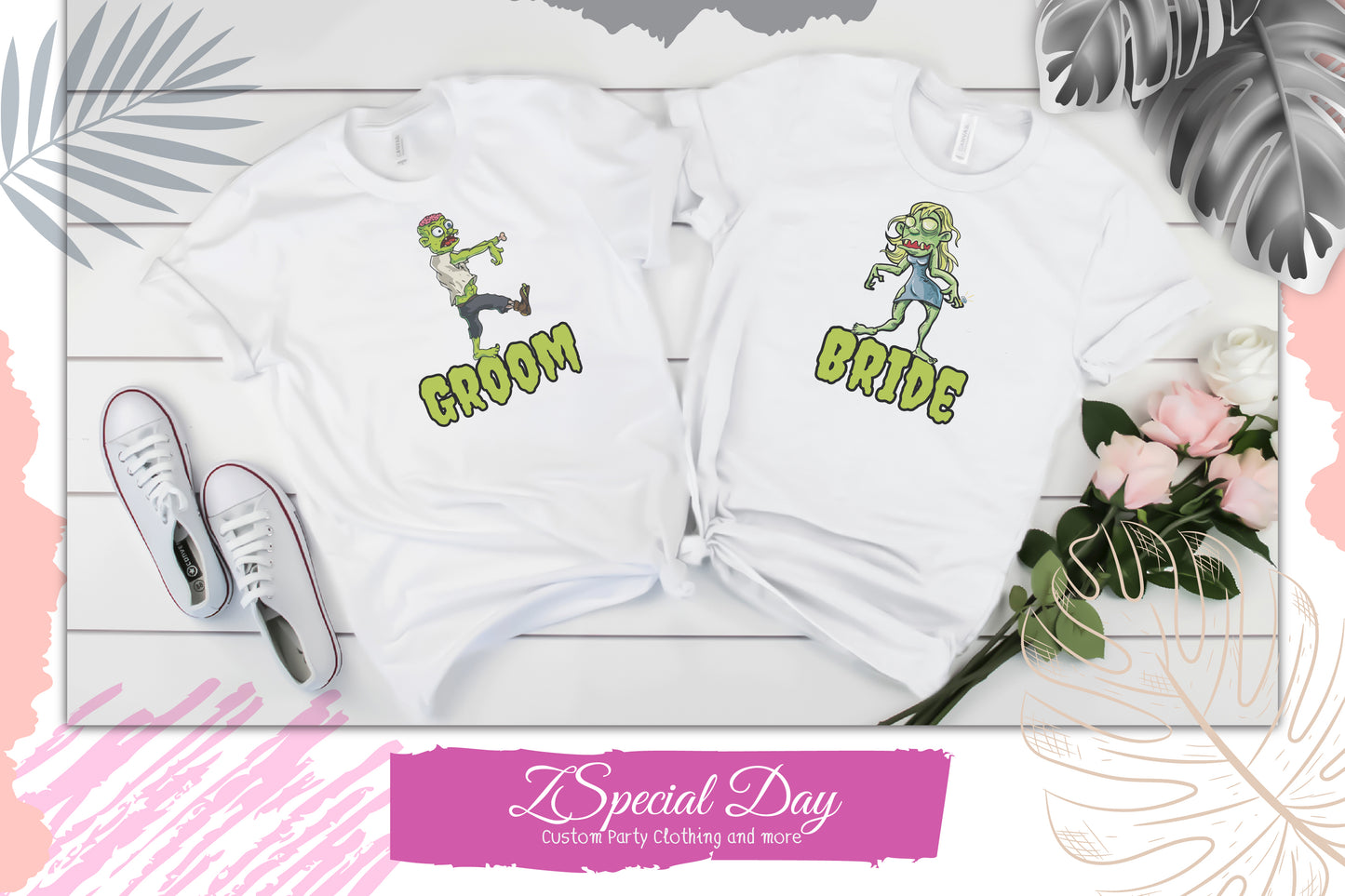 Couples Shirts Groom and Bride Honeymoon Shirts