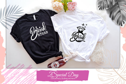 Bride Squad Shirts, Bachelorette Party Shirts, Bridesmaid Shirts, Bridesmaid Proposal Gift